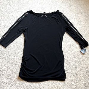 INC International Concepts Zipper Top Sz XS NWT!